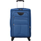 HouseOfZazla expandable softside luggage 3-piece set with spinner wheels in multiple colors
