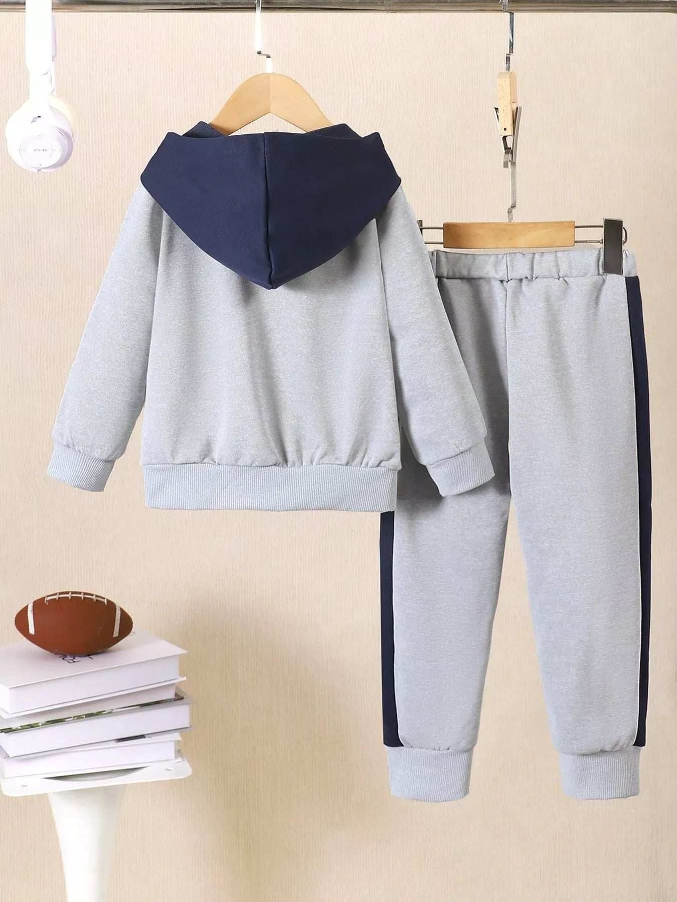 Children's Football Graphic Hoodie & Pants Set - Farnelli