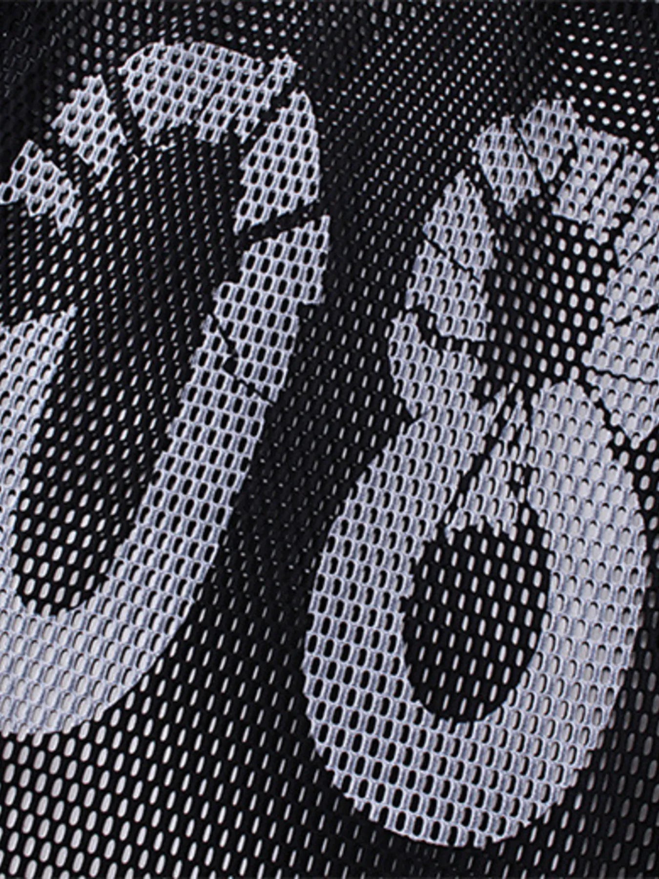 Men's Mesh Long Sleeve Top - Farnelli