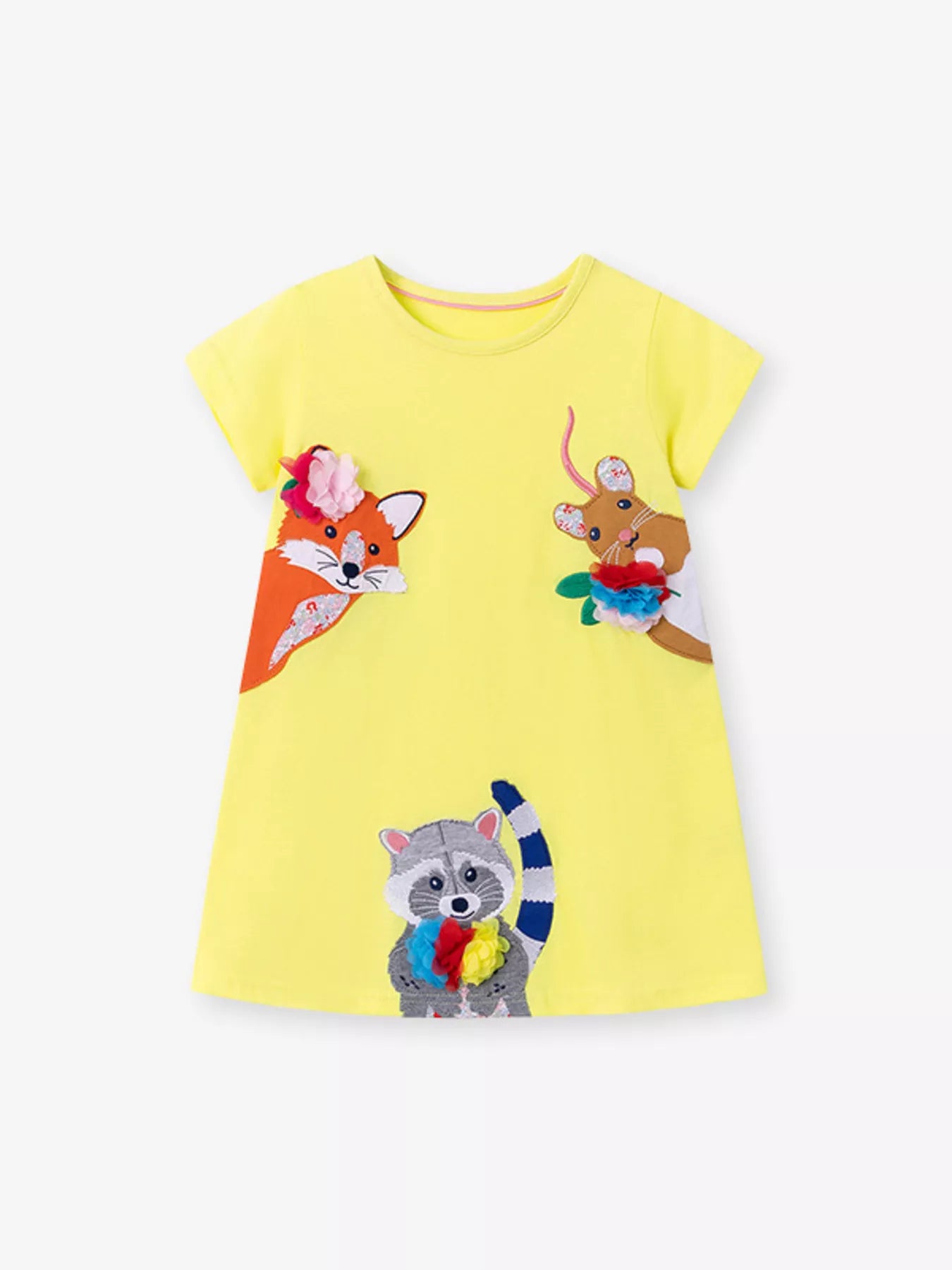 Children's Cartoon Animal Casual Dress - Farnelli