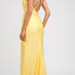 Juliet 233 Long Dress with Strappy-Back and Train