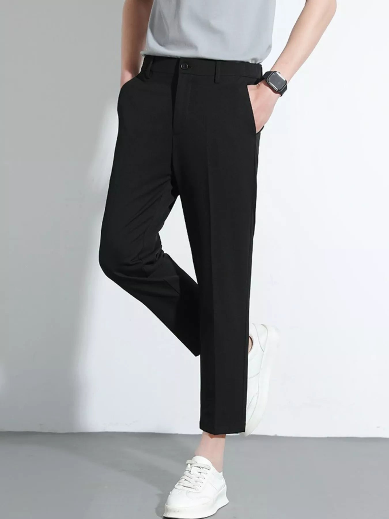 Men's Slim Fit Cropped Pants - Farnelli
