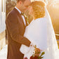 Light Ivory Bridal Faux Fur Shawl (Butterfly Ivy05)