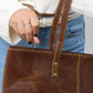 The Kim Tote Bag- Dark Brown