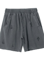 Men's Distressed Drawstring Shorts - Farnelli