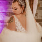 Ivory / White Fur Plus Size Bride (Lilian Ivy03)