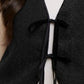 Annie Wear V-Neck Tie Detail Vest Coat - Farnelli