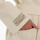 Estelle Classic Cashmere Wool Blend Overcoat in Ivory