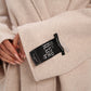 Mia Premium 85% Wool Cashmere Coat in Sea Salt