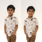 Short Sleeve Boys Cotton Shirt - Farnelli