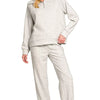 Zenana Scuba Half Zip Sweatshirts and Joggers Set - H GREY