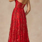 Juliet 2403 Long Butterfly Glitter Embroidered Gown with Corset Top