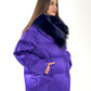 Genuine Silver Fox Premium Down Fill Coat
