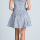 CLEARANCE - La Scala 24111 Lace Cap Sleeves Short Black Dress