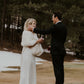 Ivory Bridal Faux Fur Shawl (Lilian Ivy03)