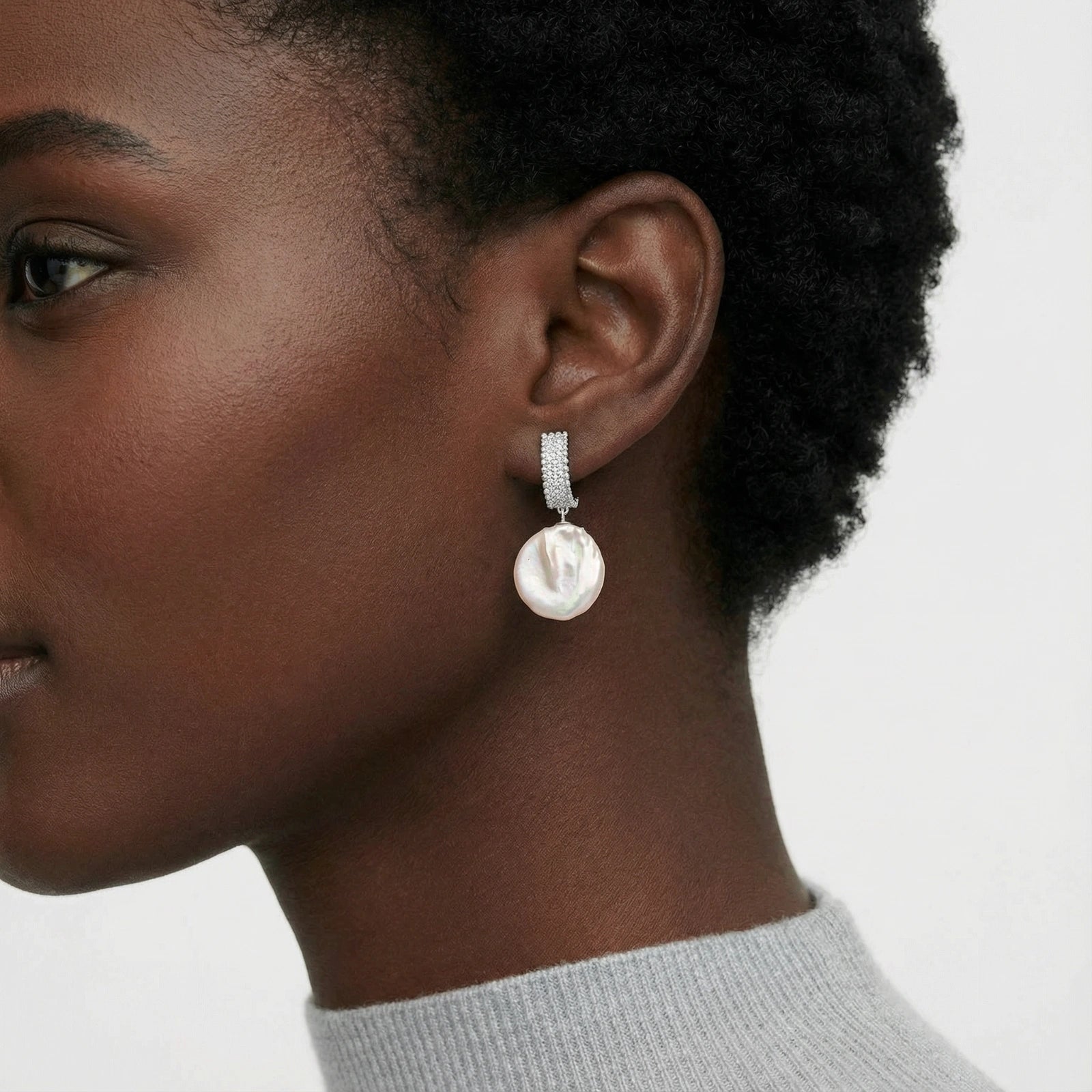 Baroque Pearl Drop Earrings - Farnelli