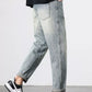 Men's Vintage Distressed Straight Leg Jeans - Farnelli