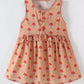 Children's Floral Print Sleeveless Ruffle Dress - Farnelli