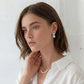 Luna Pearl Arc Necklace - Farnelli
