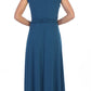 CLEARANCE - Celavie 2466L Red Cap Sleeve A-line Long Dress (Size 2XL)