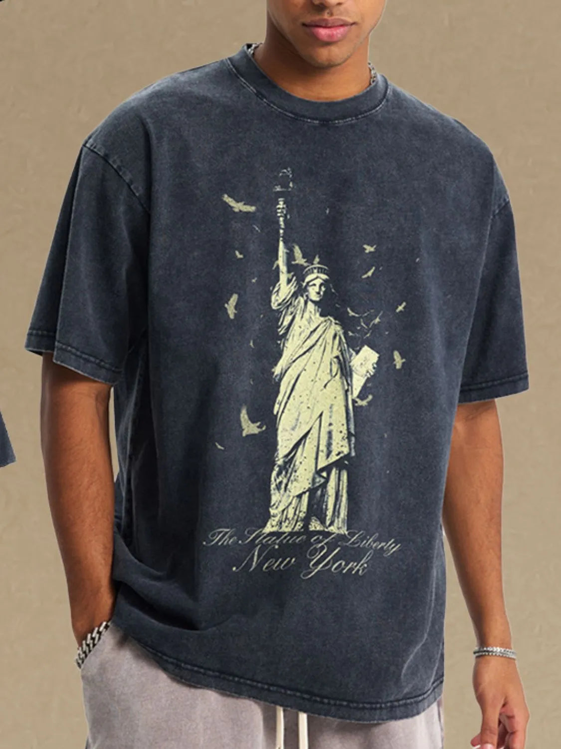 Men's Graphic Round Neck Half Sleeve T-Shirt - Farnelli