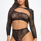 2478 Rose Bodystocking Set-0