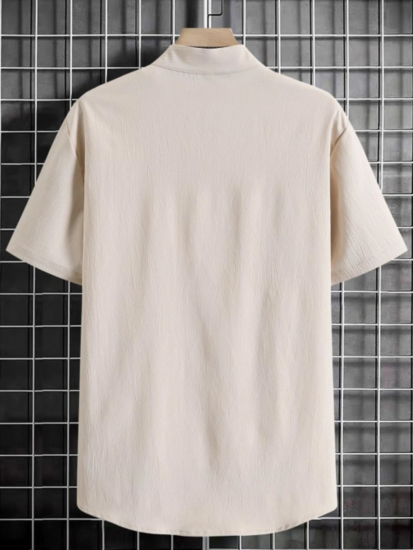 Men's Button Up Short Sleeve Shirt - Farnelli