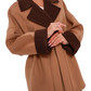 Sandro Cashmere Blend Overcoat in Camel