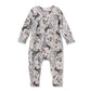 Western Cowboy Rodeo Zipper Baby Romper - Bamboo Convertible