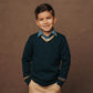 Organic V-Neck Sweater