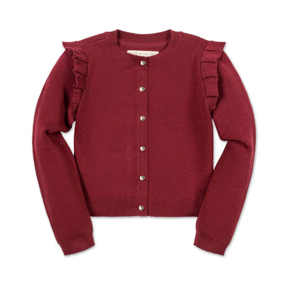 Organic Milano Ruffle Cardigan