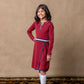 Organic Henley Sweater Dress
