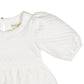 Quilted Puff Sleeve Dress