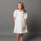 Quilted Puff Sleeve Dress