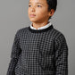 Organic Intarsia Crew Neck Sweater
