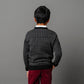 Organic Intarsia Crew Neck Sweater