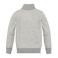 Organic Intarsia Shawl Collar Sweater