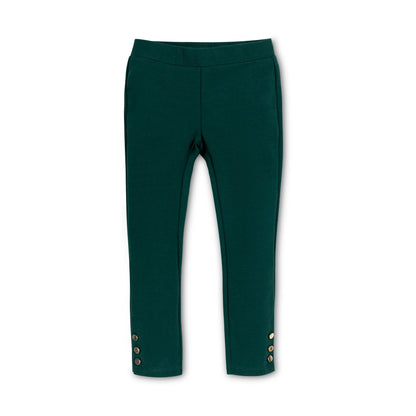 Button Cuff Ponte Pant