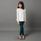 Button Cuff Ponte Pant