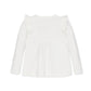 Organic Pintuck Flutter Knit Top