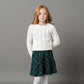 Organic Raglan Cable Sweater - Baby
