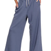 Zenana Scuba Drawstring Pants - BLUE INDIGO