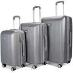 Snakeskin 3 Piece Expandable Classy Luggage Set-5