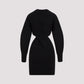 Alexander Mcqueen Wool Mini Dress Women