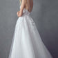 Juliet JT2482SW Floor Length A-Line Lace/Tulle Wedding Ball Gown