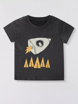 Children's Graphic Short Sleeve T-Shirt - Farnelli