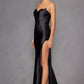 Juliet JT2527L Dress Long Strapless Sweetheart Satin Gown