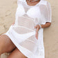 Hollow Out Collared Neck Cover-Up - Farnelli