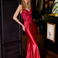 Juliet JT2534K Strapless Sweetheart Boned Corset Satin Prom Gown