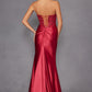 Juliet JT2534K Strapless Sweetheart Boned Corset Satin Prom Gown